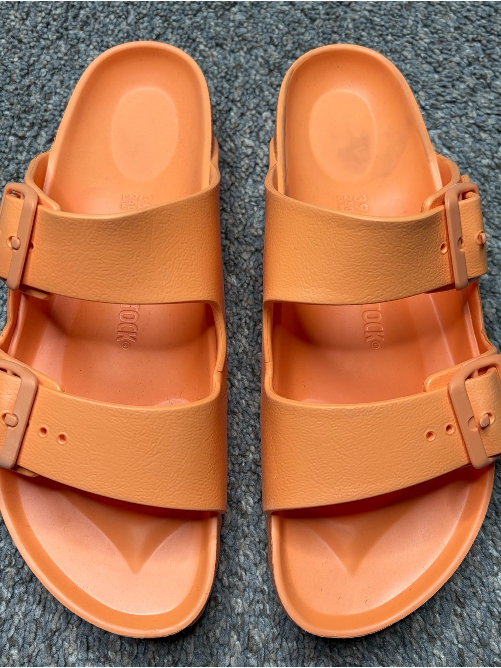 Birkenstock Arizona Eva Sandals Papaya Orange Size Women’s 8/ men’s 6